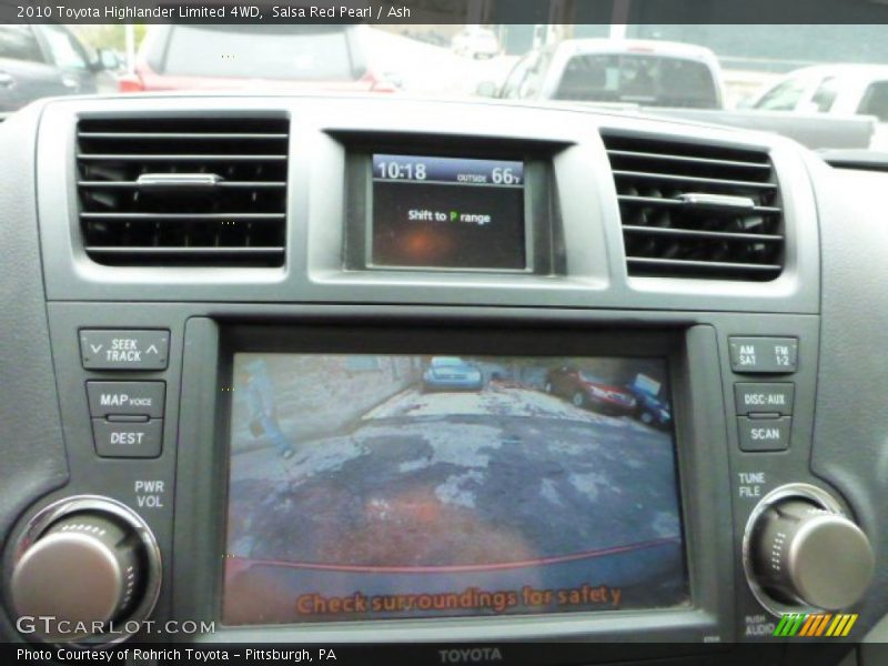 Salsa Red Pearl / Ash 2010 Toyota Highlander Limited 4WD