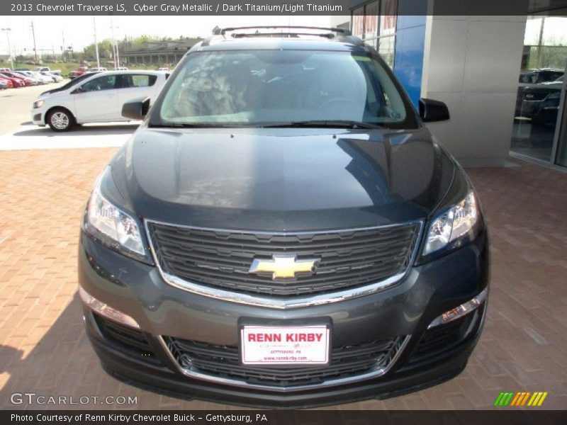 Cyber Gray Metallic / Dark Titanium/Light Titanium 2013 Chevrolet Traverse LS