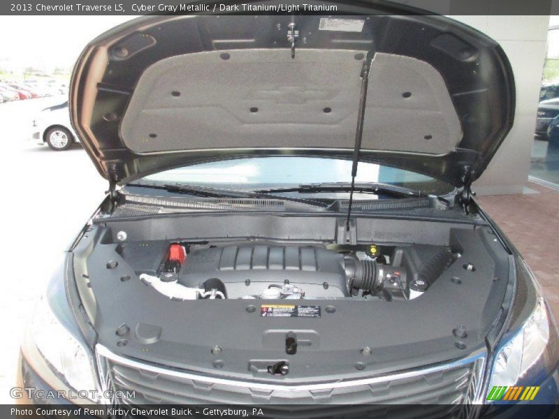 Cyber Gray Metallic / Dark Titanium/Light Titanium 2013 Chevrolet Traverse LS