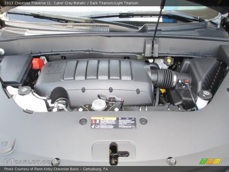 Cyber Gray Metallic / Dark Titanium/Light Titanium 2013 Chevrolet Traverse LS