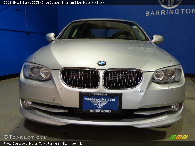 Titanium Silver Metallic / Black 2012 BMW 3 Series 335i xDrive Coupe