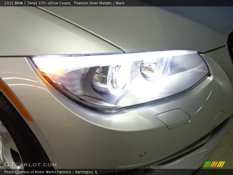 Titanium Silver Metallic / Black 2012 BMW 3 Series 335i xDrive Coupe