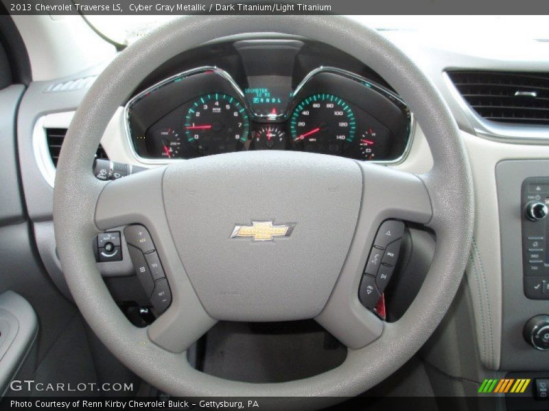 Cyber Gray Metallic / Dark Titanium/Light Titanium 2013 Chevrolet Traverse LS