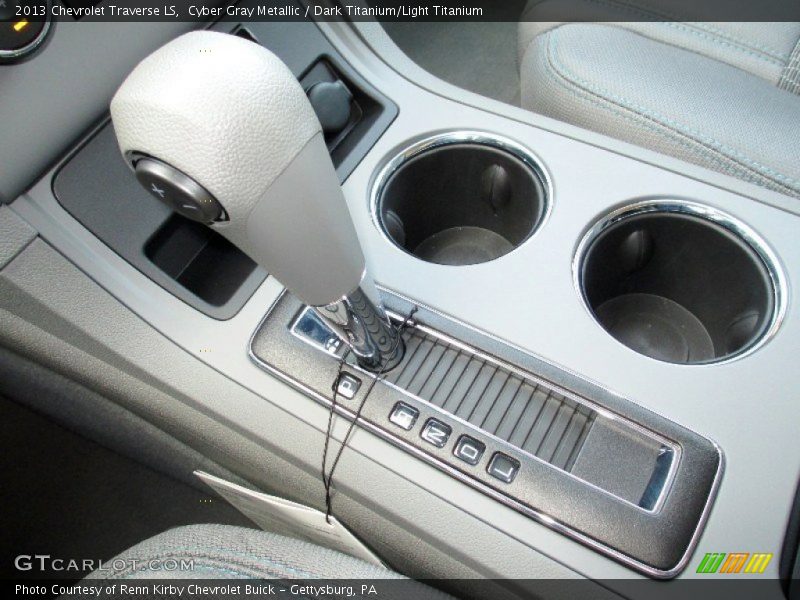 Cyber Gray Metallic / Dark Titanium/Light Titanium 2013 Chevrolet Traverse LS