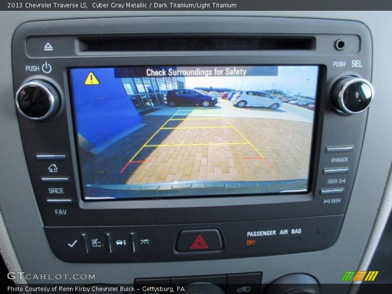 Cyber Gray Metallic / Dark Titanium/Light Titanium 2013 Chevrolet Traverse LS