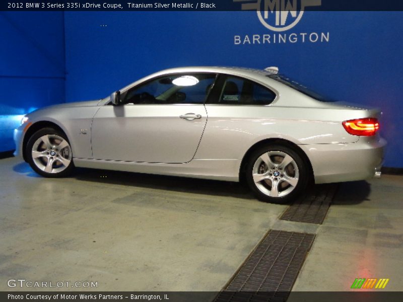 Titanium Silver Metallic / Black 2012 BMW 3 Series 335i xDrive Coupe