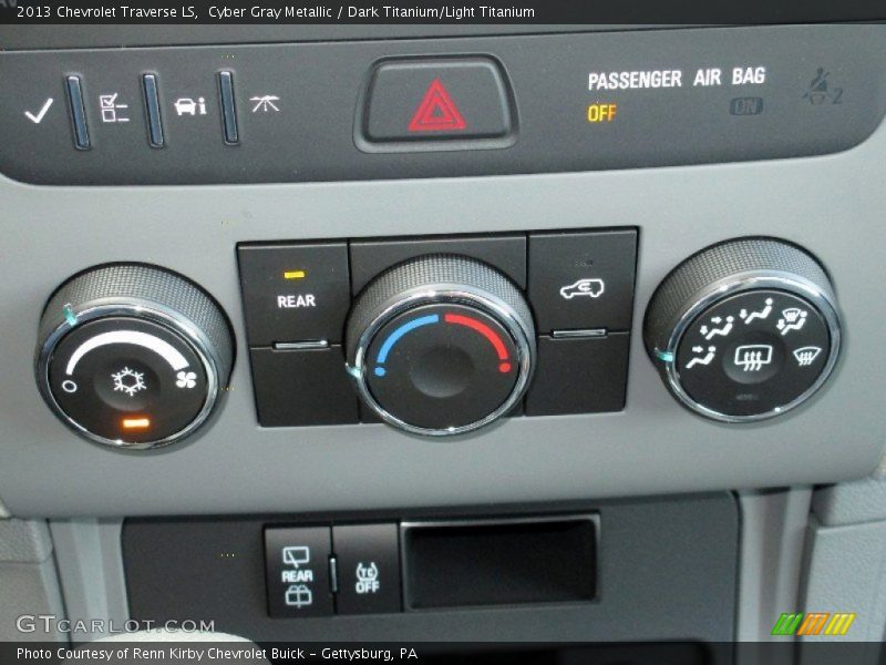 Cyber Gray Metallic / Dark Titanium/Light Titanium 2013 Chevrolet Traverse LS