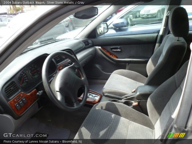 Silver Stone Metallic / Gray 2004 Subaru Outback Wagon