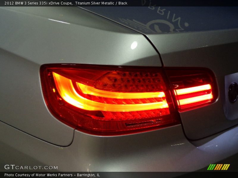 Titanium Silver Metallic / Black 2012 BMW 3 Series 335i xDrive Coupe