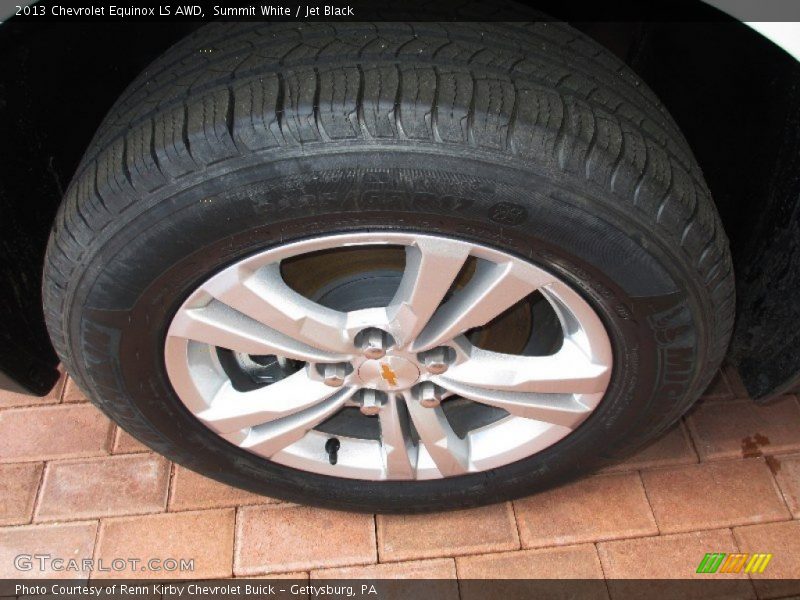 Summit White / Jet Black 2013 Chevrolet Equinox LS AWD