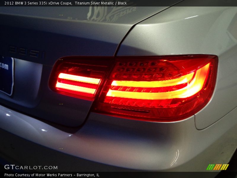 Titanium Silver Metallic / Black 2012 BMW 3 Series 335i xDrive Coupe