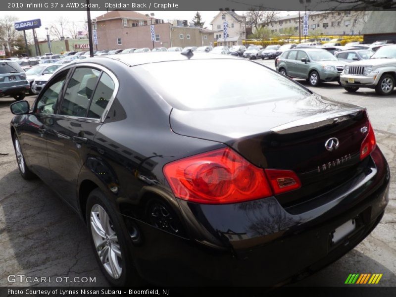 Obsidian Black / Graphite 2010 Infiniti G 37 x AWD Sedan