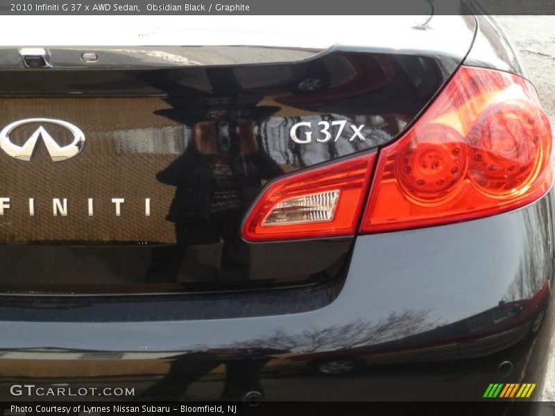 Obsidian Black / Graphite 2010 Infiniti G 37 x AWD Sedan