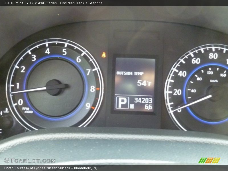 Obsidian Black / Graphite 2010 Infiniti G 37 x AWD Sedan