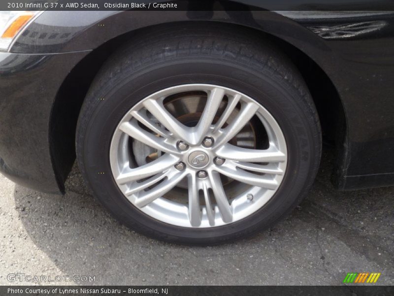 Obsidian Black / Graphite 2010 Infiniti G 37 x AWD Sedan