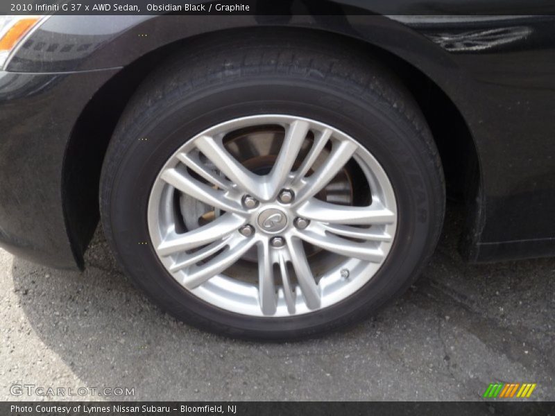 Obsidian Black / Graphite 2010 Infiniti G 37 x AWD Sedan