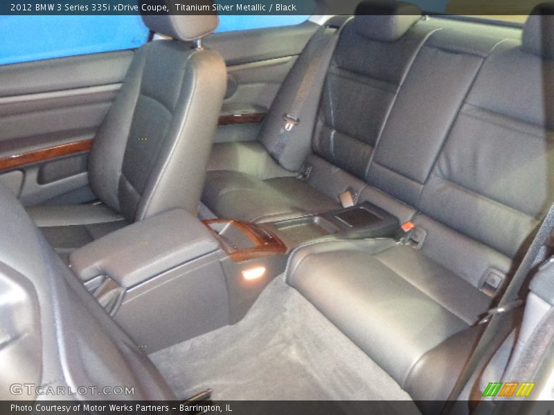 Titanium Silver Metallic / Black 2012 BMW 3 Series 335i xDrive Coupe
