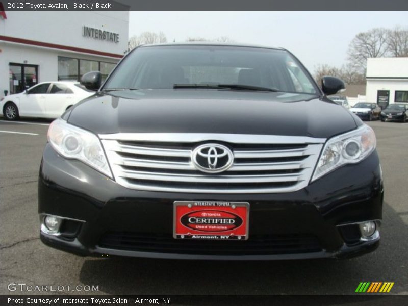 Black / Black 2012 Toyota Avalon