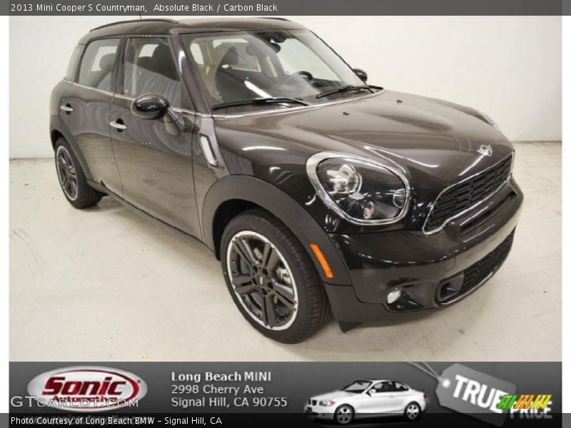 Absolute Black / Carbon Black 2013 Mini Cooper S Countryman