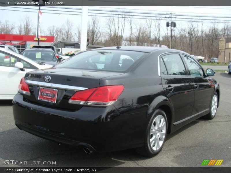 Black / Black 2012 Toyota Avalon