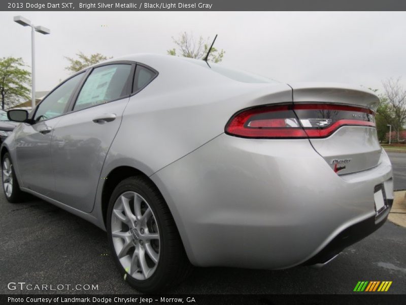 Bright Silver Metallic / Black/Light Diesel Gray 2013 Dodge Dart SXT