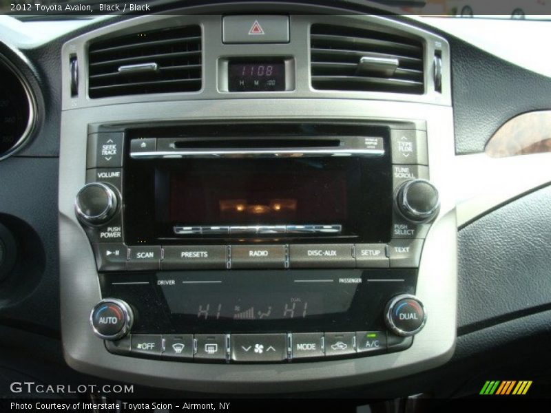 Black / Black 2012 Toyota Avalon