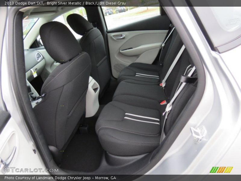 Bright Silver Metallic / Black/Light Diesel Gray 2013 Dodge Dart SXT