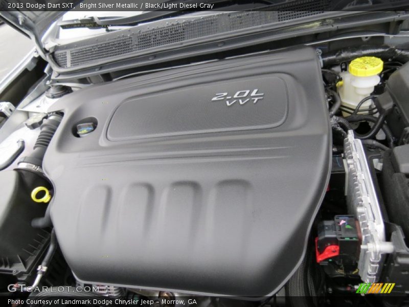 Bright Silver Metallic / Black/Light Diesel Gray 2013 Dodge Dart SXT