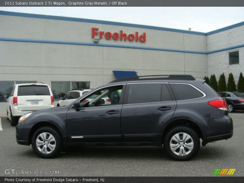 Graphite Gray Metallic / Off Black 2011 Subaru Outback 2.5i Wagon