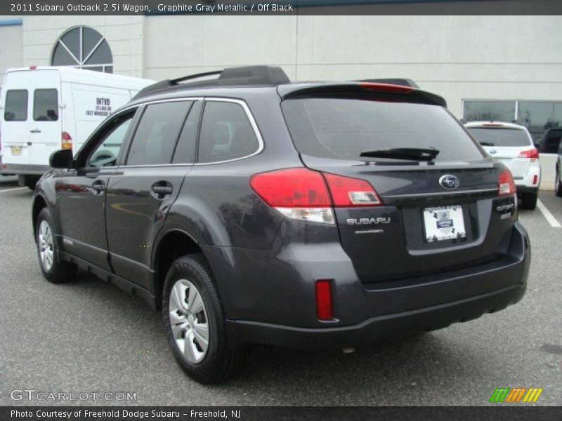 Graphite Gray Metallic / Off Black 2011 Subaru Outback 2.5i Wagon