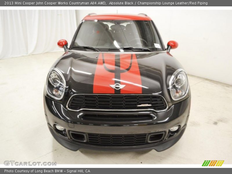 Absolute Black / Championship Lounge Leather/Red Piping 2013 Mini Cooper John Cooper Works Countryman All4 AWD