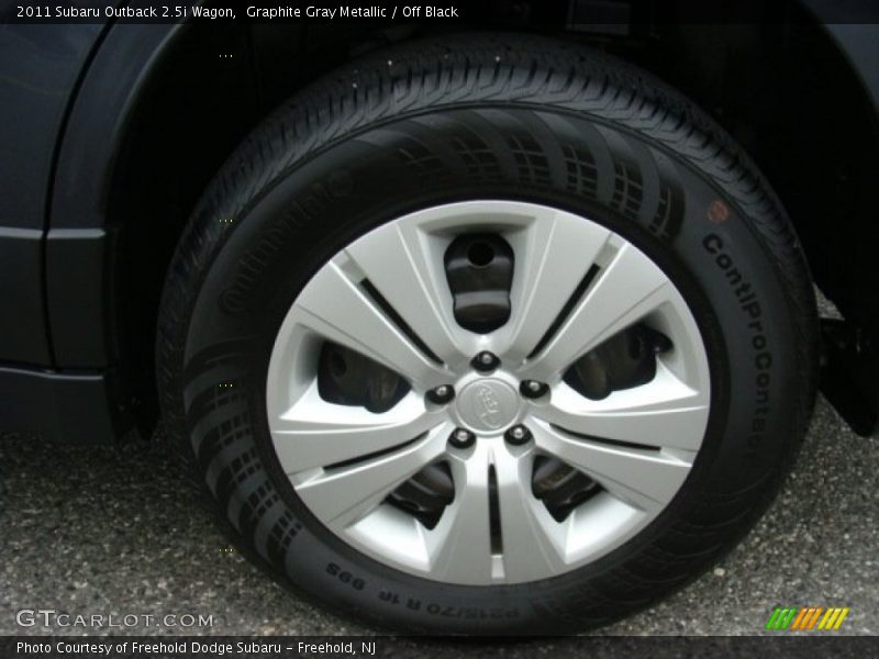 Graphite Gray Metallic / Off Black 2011 Subaru Outback 2.5i Wagon