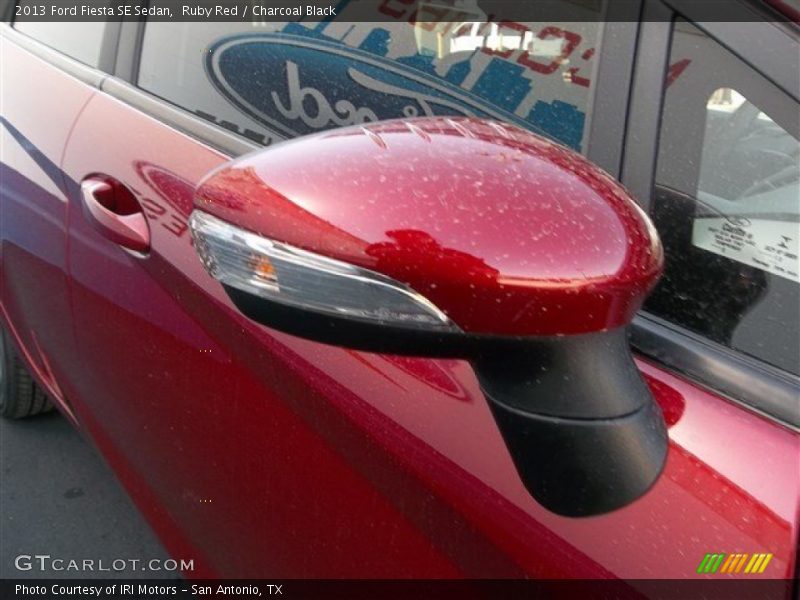 Ruby Red / Charcoal Black 2013 Ford Fiesta SE Sedan
