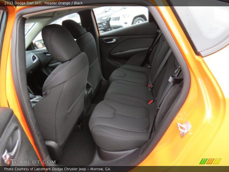 Header Orange / Black 2013 Dodge Dart SXT