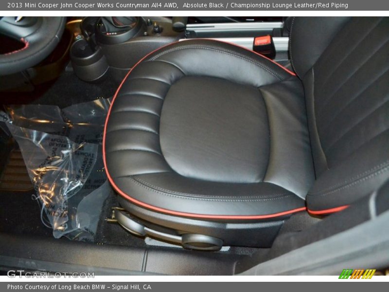 Front Seat of 2013 Cooper John Cooper Works Countryman All4 AWD