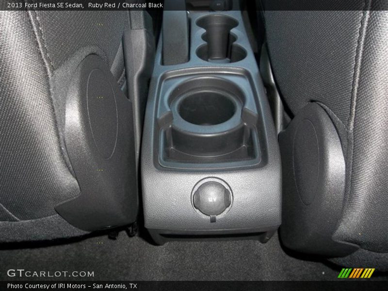 Ruby Red / Charcoal Black 2013 Ford Fiesta SE Sedan