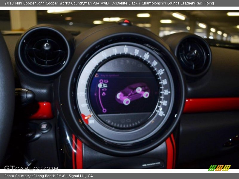 Absolute Black / Championship Lounge Leather/Red Piping 2013 Mini Cooper John Cooper Works Countryman All4 AWD