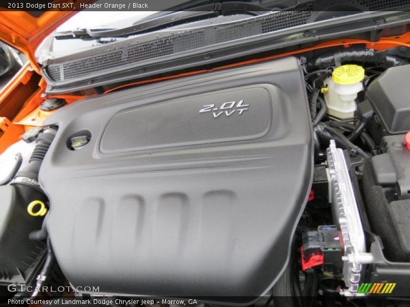 Header Orange / Black 2013 Dodge Dart SXT