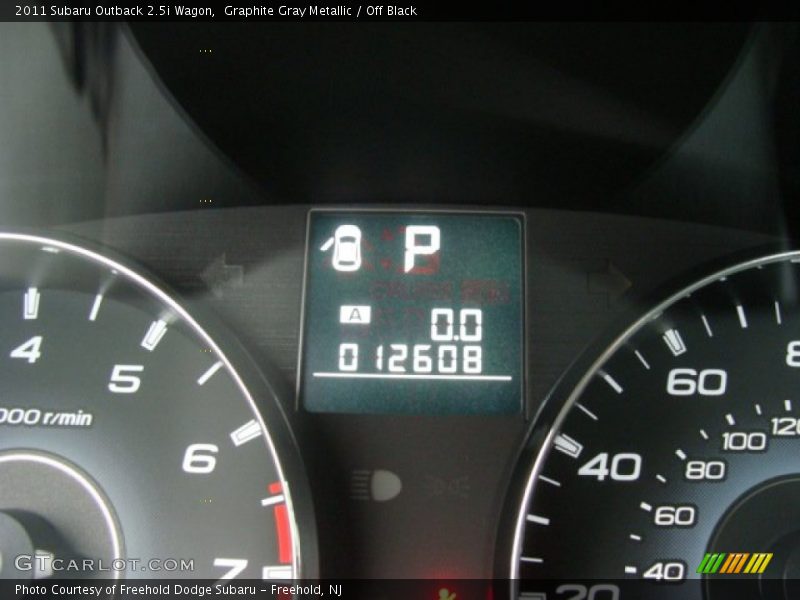 Graphite Gray Metallic / Off Black 2011 Subaru Outback 2.5i Wagon