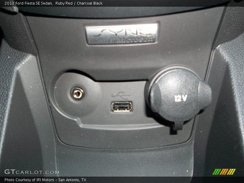 Ruby Red / Charcoal Black 2013 Ford Fiesta SE Sedan