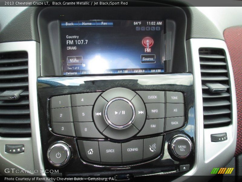 Controls of 2013 Cruze LT