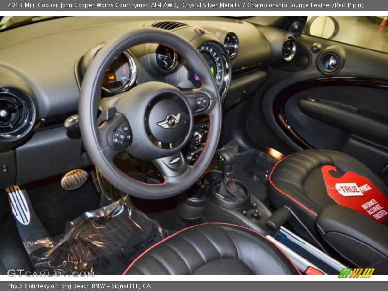  2013 Cooper John Cooper Works Countryman All4 AWD Championship Lounge Leather/Red Piping Interior