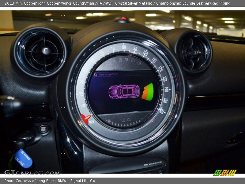 Crystal Silver Metallic / Championship Lounge Leather/Red Piping 2013 Mini Cooper John Cooper Works Countryman All4 AWD