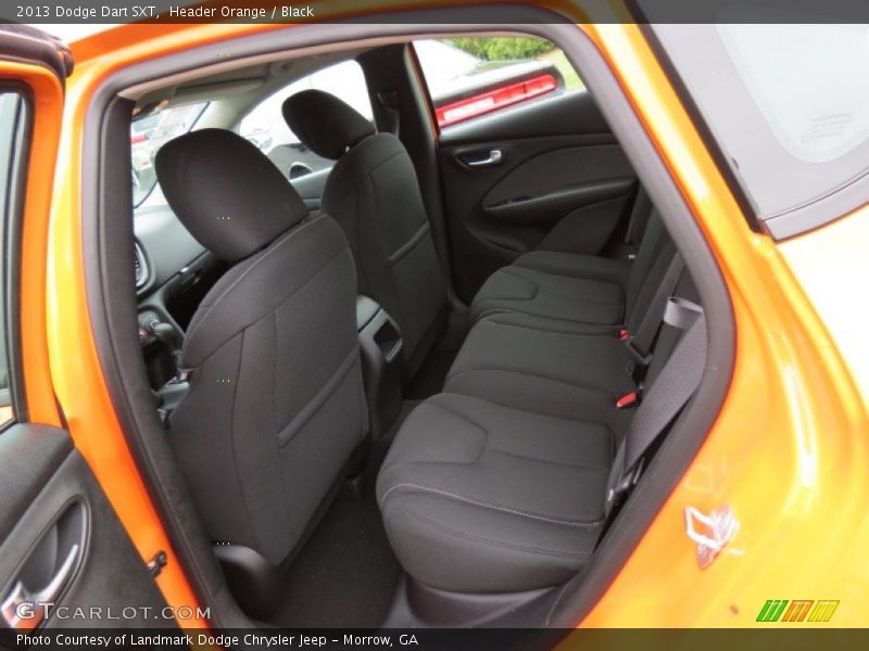 Header Orange / Black 2013 Dodge Dart SXT