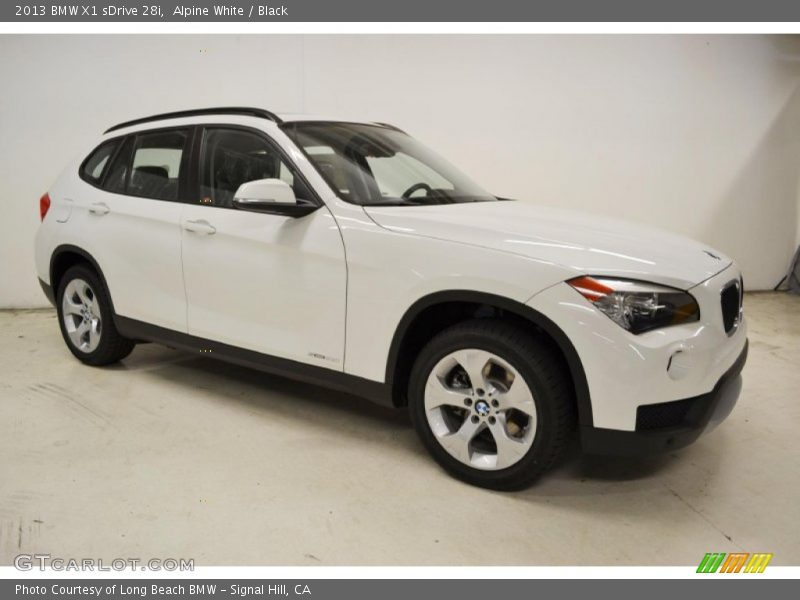 Alpine White / Black 2013 BMW X1 sDrive 28i