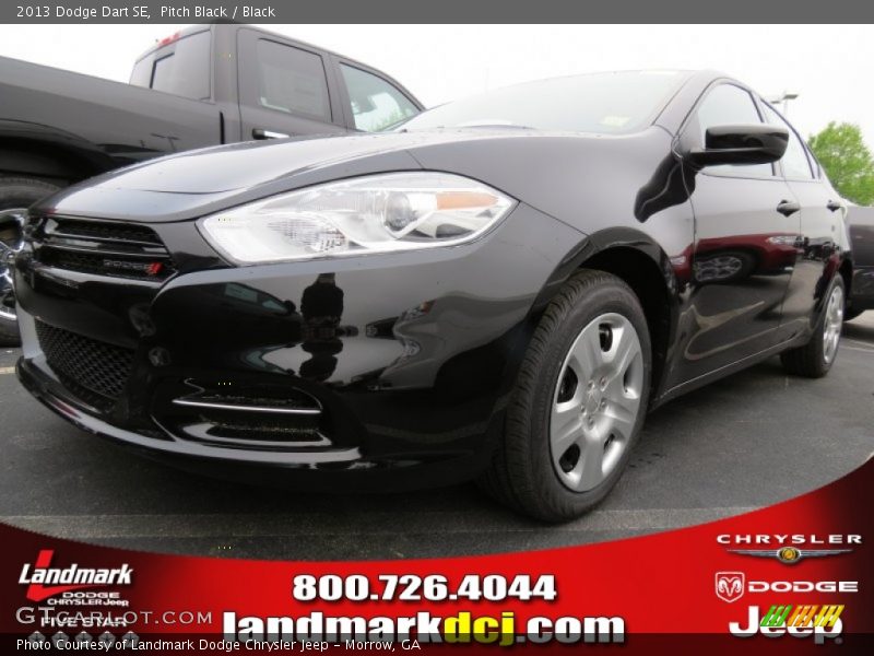 Pitch Black / Black 2013 Dodge Dart SE