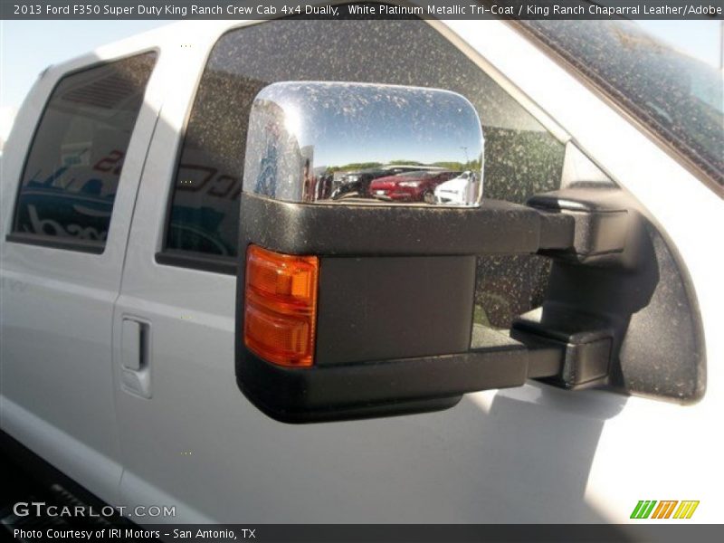 White Platinum Metallic Tri-Coat / King Ranch Chaparral Leather/Adobe Trim 2013 Ford F350 Super Duty King Ranch Crew Cab 4x4 Dually
