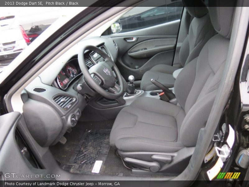 Pitch Black / Black 2013 Dodge Dart SE