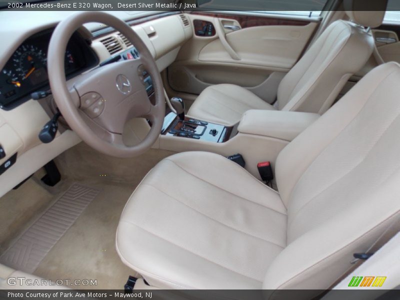  2002 E 320 Wagon Java Interior