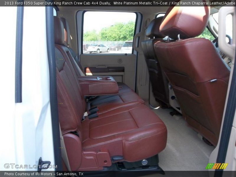 White Platinum Metallic Tri-Coat / King Ranch Chaparral Leather/Adobe Trim 2013 Ford F350 Super Duty King Ranch Crew Cab 4x4 Dually